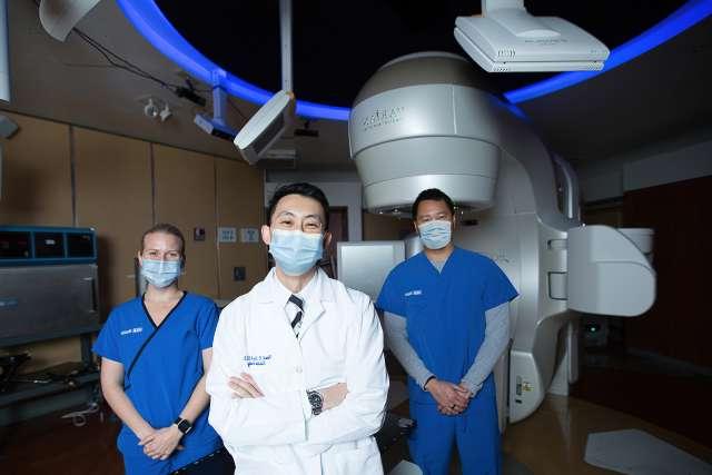 Radiation Oncology Scanner and medical staff