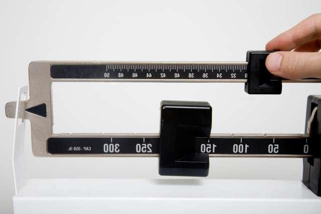 A doctor office scale